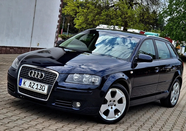 Audi A3 cena 22900 przebieg: 235000, rok produkcji 2008 z Brok małe 742